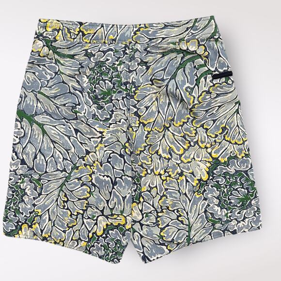 Patagonia Men’s Blue Floral Print Swim‎ Trunks Shorts Size 32 - Picture 3 of 10